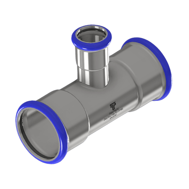 TK14FFF TAVINOX PRESS Reduziertes T-Stück (FxFxF)