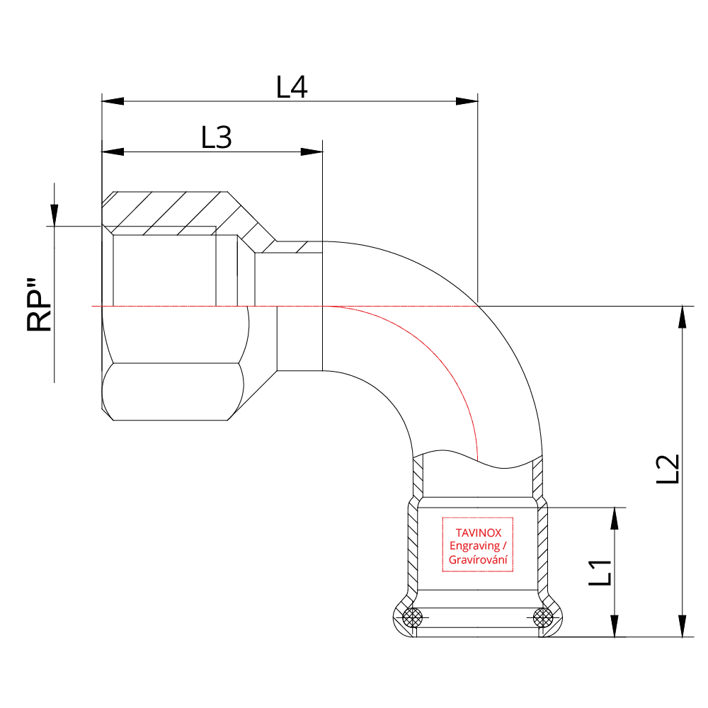 Technický výkres OB12FRP